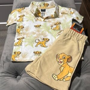 Disney The Lion Ling Toddler Boy Matching Set